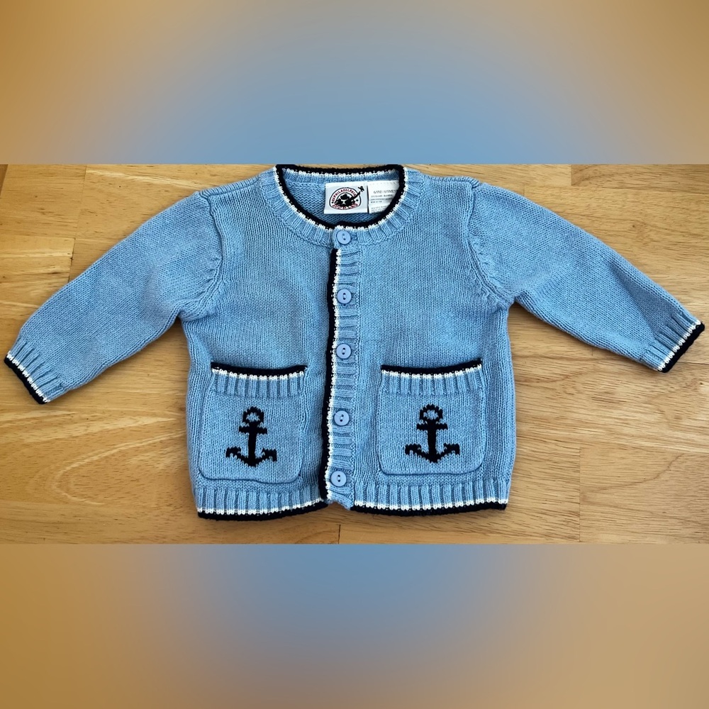 Good Lad Knit Anchor Sweater 6-9 Months